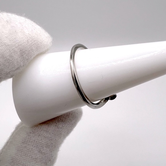 Sale $18 Firm! .925 Sterling Silver Cz Leaf Ring - Picture 6 of 17